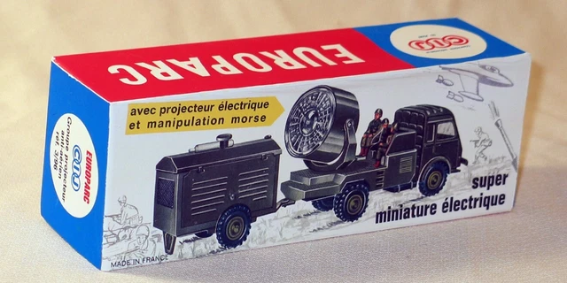 CIJ 1:43 - Militärfahrzeugmodell - CIJ Europarc Groupe Projecteur Anti Aerien Ref 3 96 Boxed