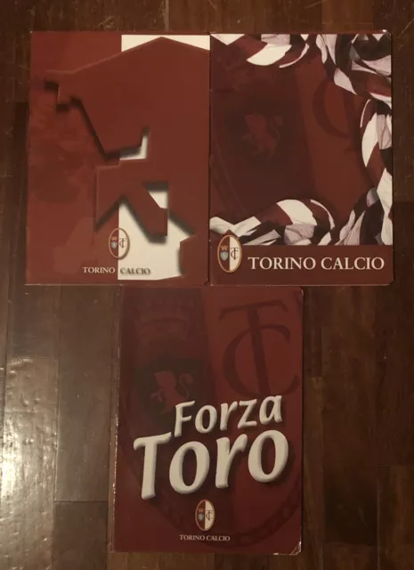 Lotto di 3 quaderni nuovi Torino Calcio