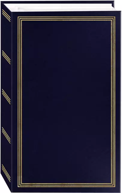 Photo Albums STC-504 Navy Blue Photo Album, 504 Pockets 4"X6"