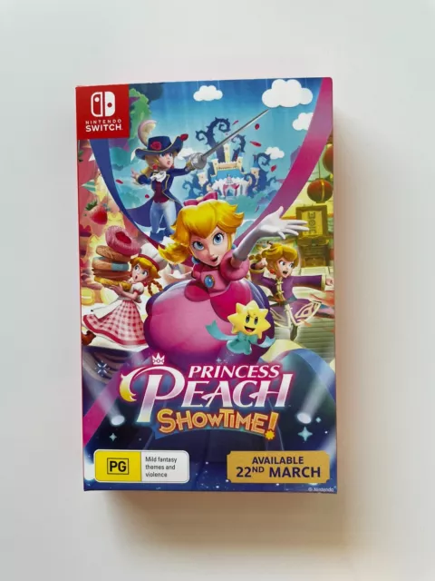Nintendo Switch Princess Peach Showtime! Release Date Retail Display Box Only