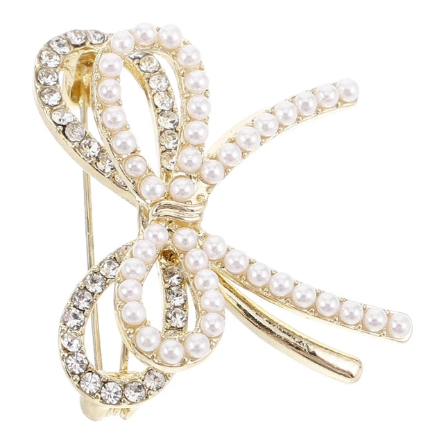 Lot De 9 Épingles De Sûreté Strass Pour Femme - Broches Décoratives Perles Pour Vêtements, Jean, Pull Et Écharpe