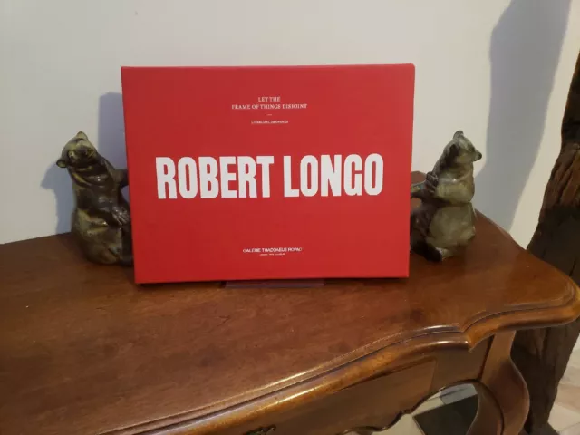 LIMITED EDITION ROBERT LONGO Let The Frame Of Things Disjoint Charcoal Drawings LIMITED EDITION ROBERT LONGO Let The Frame Of Things Disjoint Charcoal Drawings