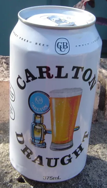 Carlton Draught 150 Years Limited Release Can 375 ml Can Empty bottom Opened