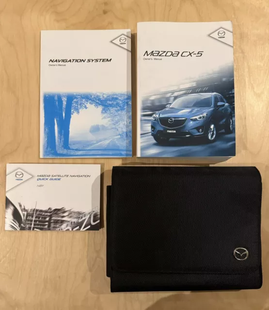 Mazda Cx5 Owners Manual Handbook & Wallet Mk1 2013