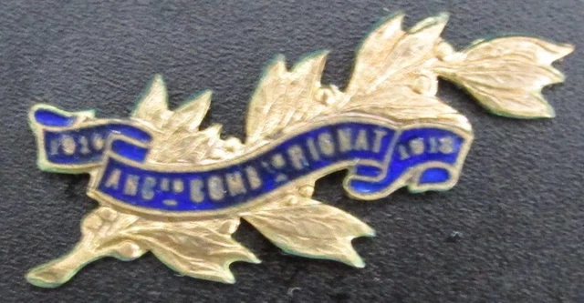 BG8443 - Badge Antique Combattants 1914-18 Young Soldiers Of Rillé