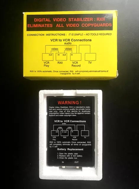 Digital Video Stabilizer RXII - 100% Automatic, Free Shipping