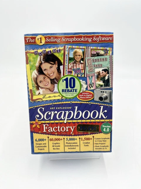 Libro de recortes Art Explosion versión de lujo de fábrica 4.0 para PC NUEVO EN CAJA