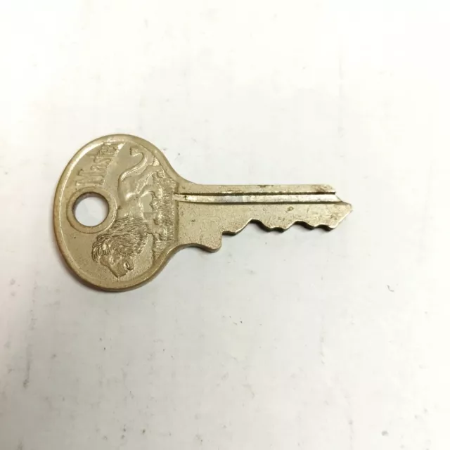 Vintage Key Master Lock Lion Design Milwaukee USA