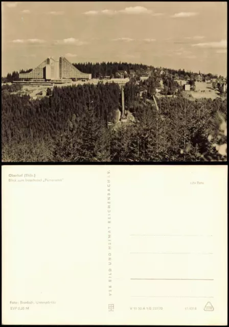 Ansichtskarte Oberhof (Thüringen) Interhotel Panorama 1970