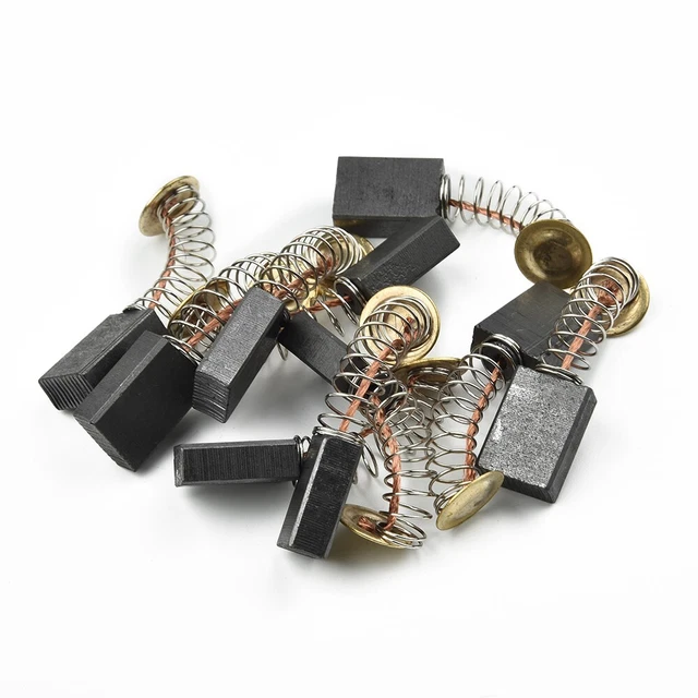 Set di spazzole in carbonio premium 6x12x17 mm 10 pz per utensili elettrici e mo