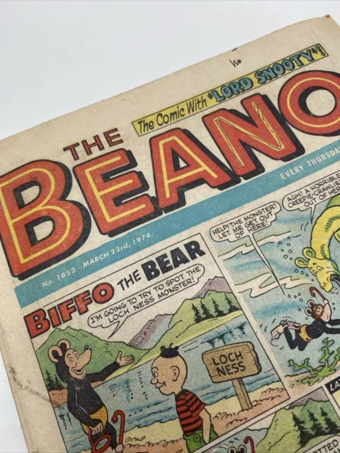 BEANO COMIC - MARCH 23rd 1974 - GREAT 50th BIRTHDAY GIFT *INCLUDES GIFT BOX*