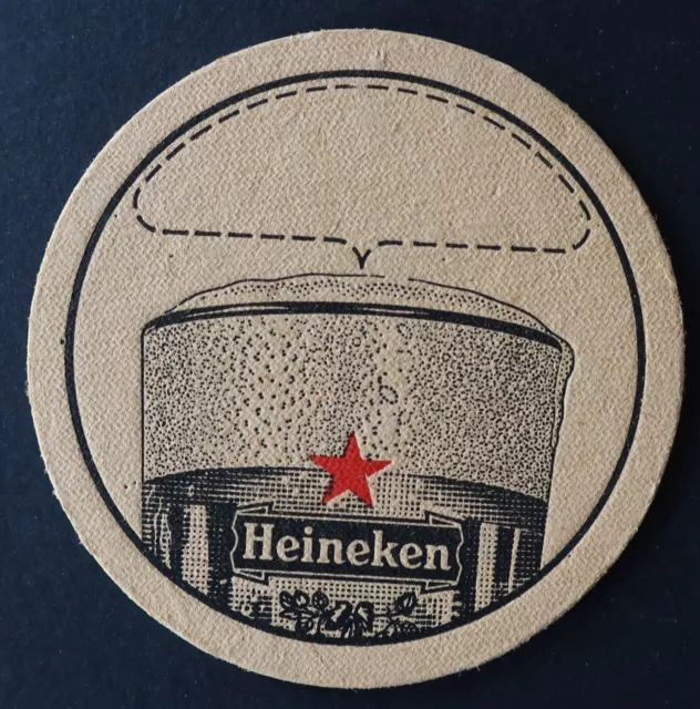 Ancien sous-bock bière HEINEKEN BD bulle coaster 25