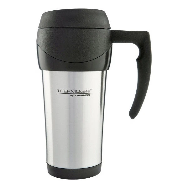 THERMOS THERMOCAFE 450ml Thermos Café Stainless Steel Travel Mug! RRP $24.99!