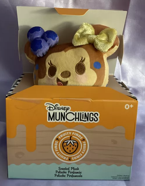 Disney Parks 2023 Munchlings MINNIE MOUSE Scented Blueberry Pancake NEW