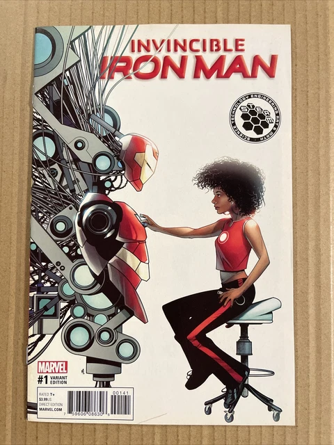 Invincible Iron Man #1 Steam Variant Marvel Comics(2017) Riri Williams Ironheart