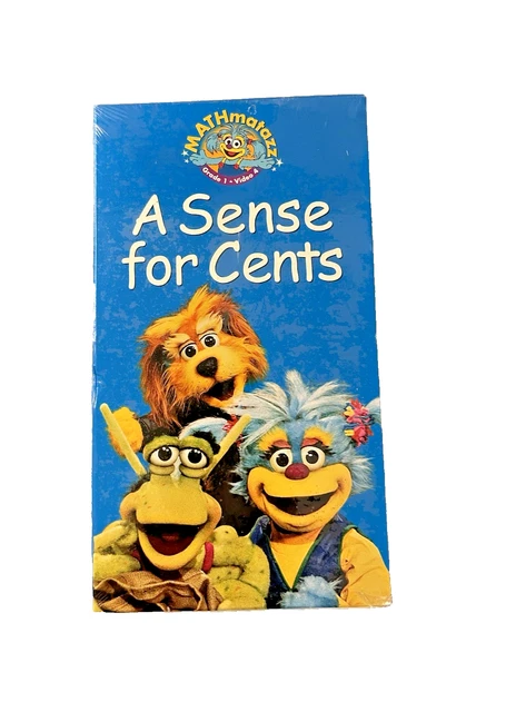 Mathmatazz MATHMATAZZ: A SENSE for Cents VHS Grade 1-Video 4 1998 Educational ...