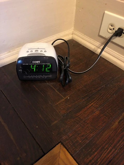 COBY CR-A58 BIG LED Digital AM/FM Alarm Clock Radio-Snooze