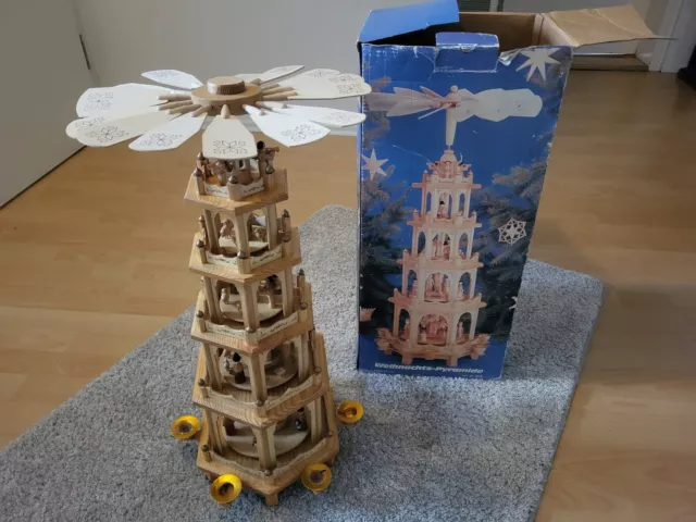 Weihnachts Pyramide 5 Stöckig ca. 67cm mit Verpackung