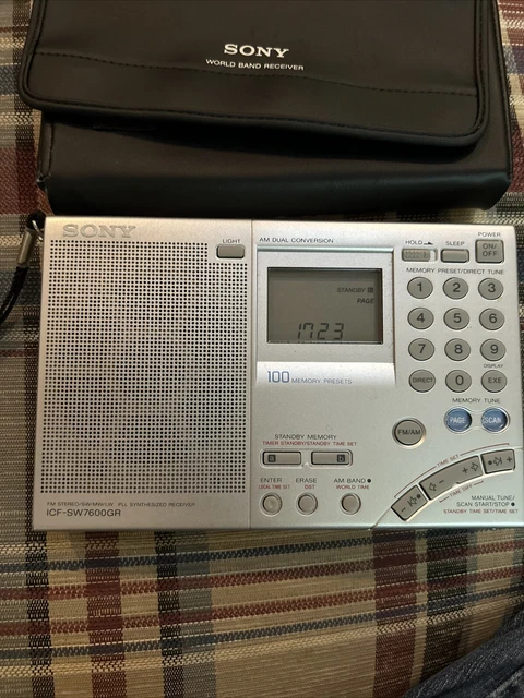 Radio Sony ICF-7600D - Récepteur Mondial Portable Synthétisé Vintage - Fonctionne