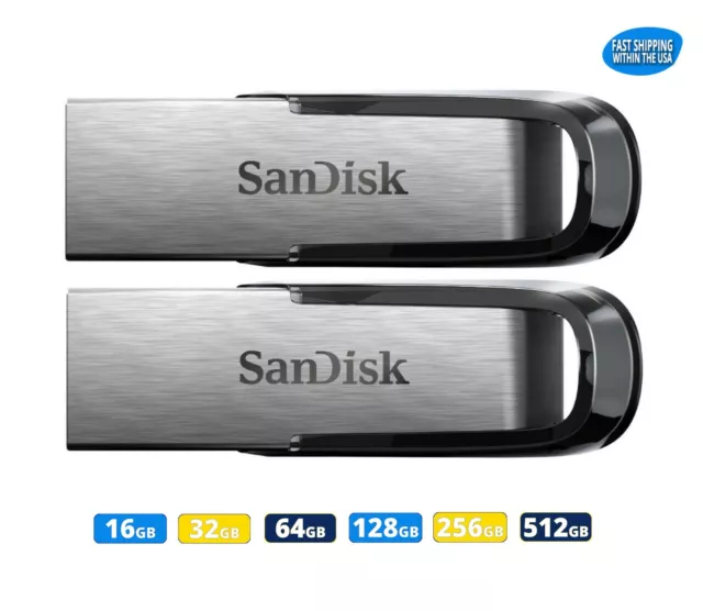 Sandisk Ultra Flair 16GB 32GB 64GB 128GB 256GB 512GB USB 3.0 Flash Drive lot
