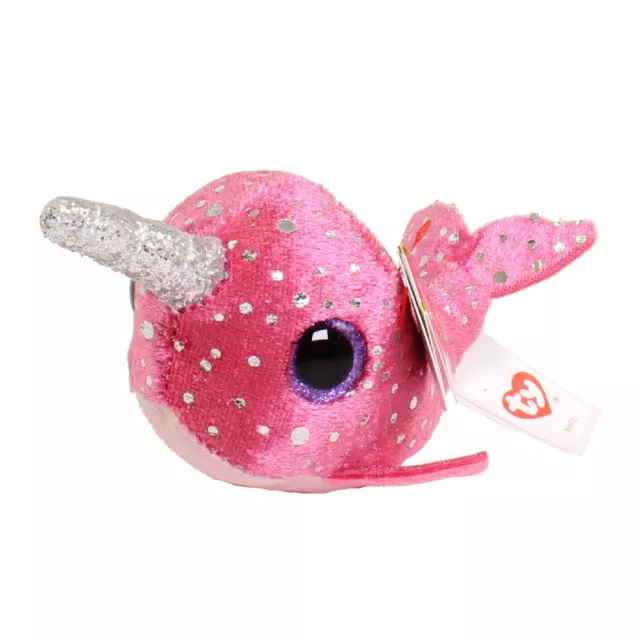 TY Beanie Boos Teeny Tys 4" NELLY Narwhal Stackable Plush Stuffed Animal MWMTs