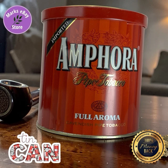 amphora tobacco tin VINTAGE AMPHORA FULL Aroma Pipe Tobacco Tin Red Collectible Empty 🚬 $11.58
