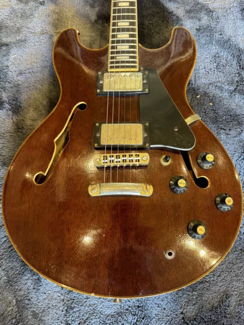 Aria Pro 2 TA-60 1980s ES 335 Copy Made In Japan Walnut Guitar Vintage No Case