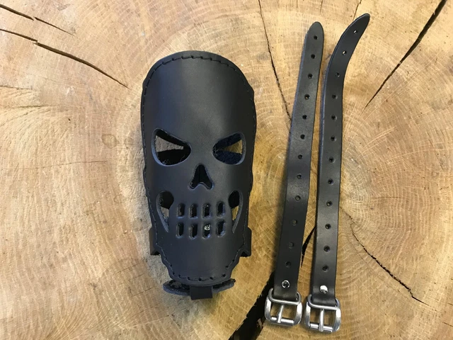 Bandana Masque Crâne Tête De Mort - Capot D'assaut Motard, Snowboard, Ski (noir, Taille Unique)
