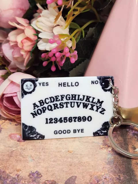 Ouija Board Keychain Mystifying Oracle Spirit Board Keyring