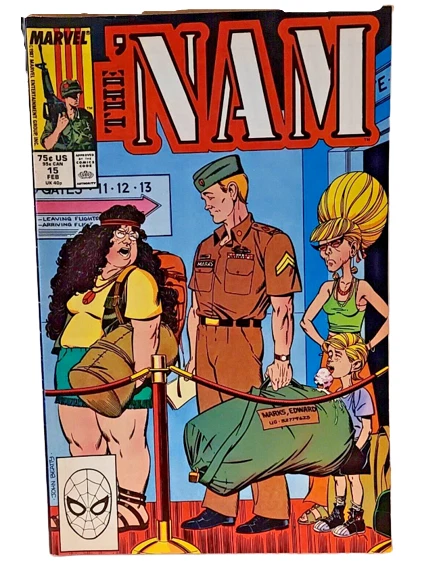 The Nam #15 - Marvel Comics - Vintage Comic Book from February 1988