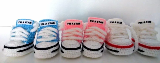 Baby Crochet Knitting Hand Shoes Trainers Sneakers Clothes Socks Caps Boots