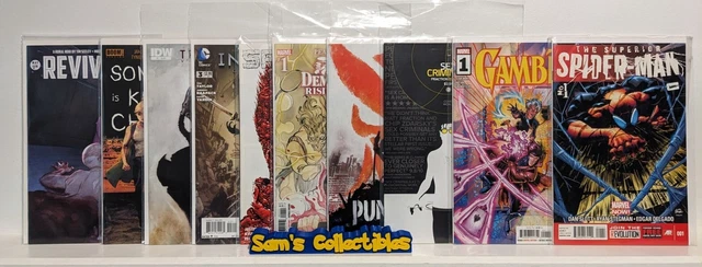 Mixed Comics Job Lot Bundle X 10 DC Marvel Boom Image IDW Spider-Man Punisher