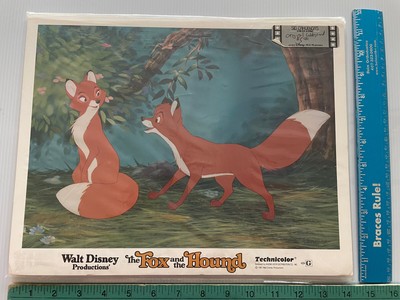 WALT DISNEY THE Fox And The Hound 1981 Original Movie Lobby Card Tod ...