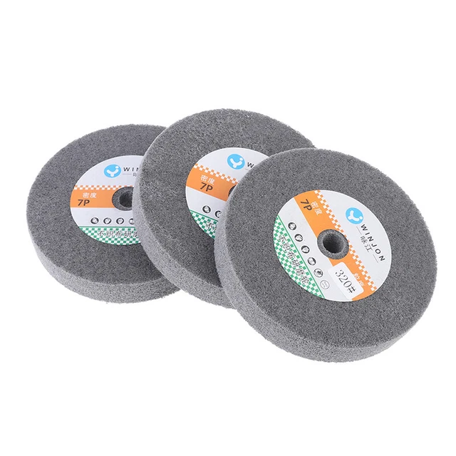150*25mm Stainless Steel Polishing Buffing Wheel Bench Grinder Abrasive Wheel Ts