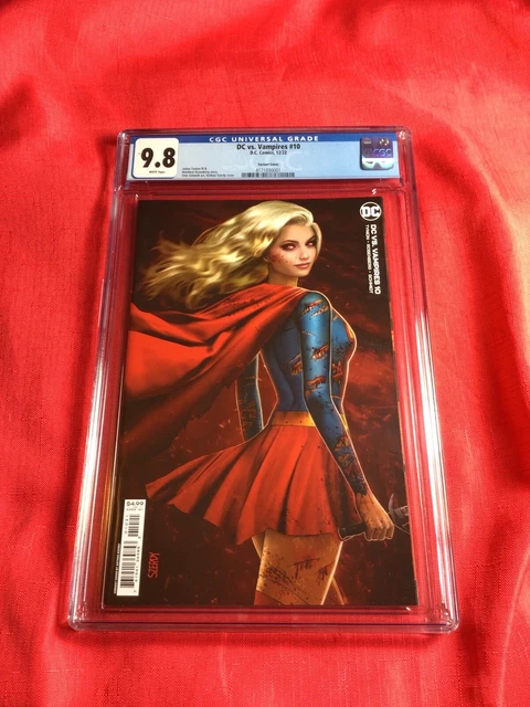 DC Vs. Vampires #10  12/22  “Nathan Szerdy”  Variant Cover  CGC  9.8
