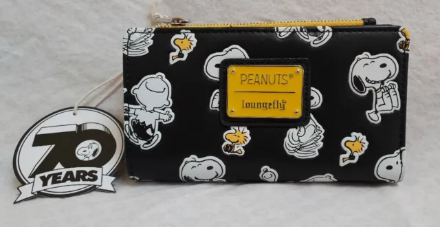 Loungefly Snoopy Peanuts Wallet Woodstock 70th Anniversary Charlie Brown NWT