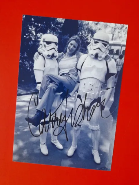 Star Wars, Carrie Fisher, Signed  Autographed Photo
