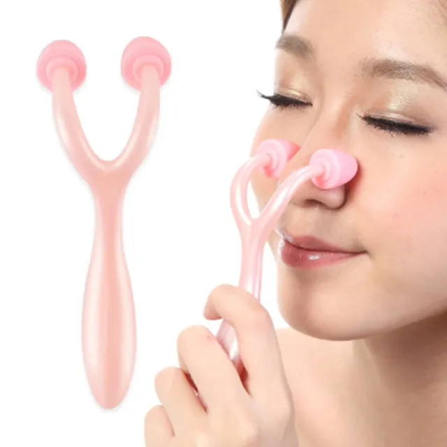 Accesorio de belleza masajeador de nariz puente nariz moldeador de nariz gris