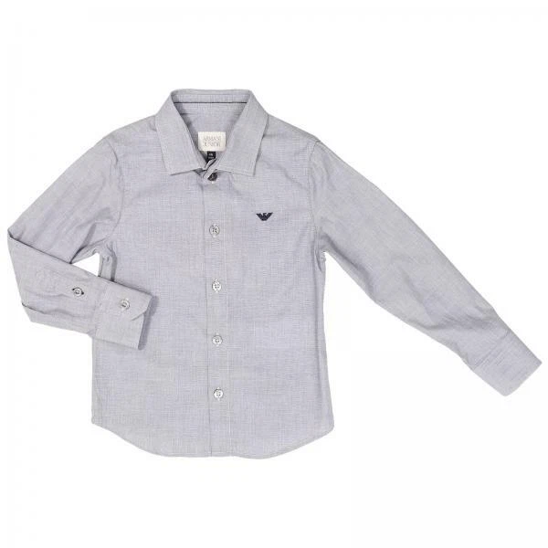 Camicia Grigia Maniche Lunghe (Taglia: 5A) "Armani Junior" 6Y4C07 (-50%)