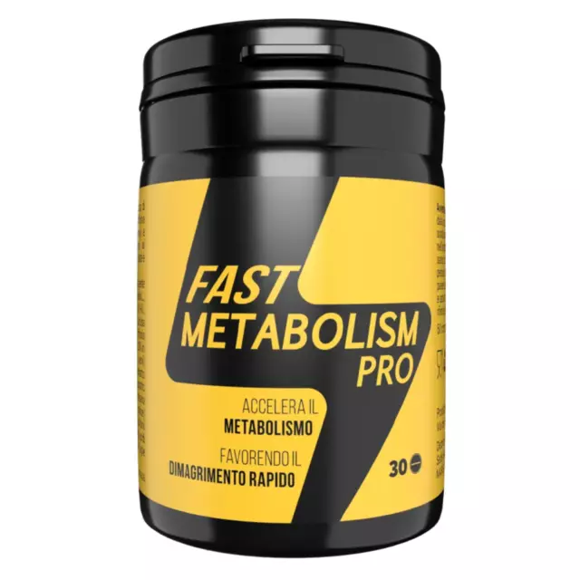 Fast Metabolism Pro Integratore per Dimagrire Brucia Grassi Peso YERBA MATE 60cp