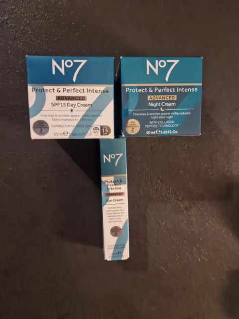 No 7 Protect And Perfect Intense Advanced bundle 3 Items