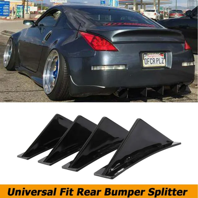 SPOILER CAR BACK Bumper Universal Car Rear Bumper Lip Diffuser