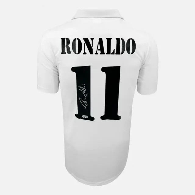 Ronaldo Signed Real Madrid Shirt 2002-03 Centenary Home [11]
