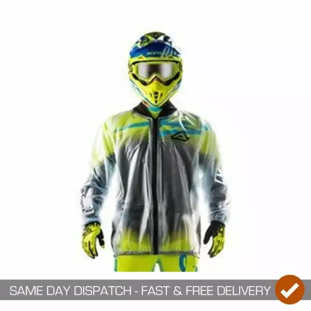 Acerbis Rainpro 3.0 Imperméable Transparent Motocross Enduro Boue Veste - - S/M