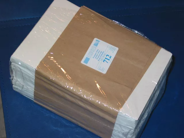 LINDNER 500 Stück Pergamin-Tüten Nr. 712 - 130x180 mm + 20 mm Klappe
