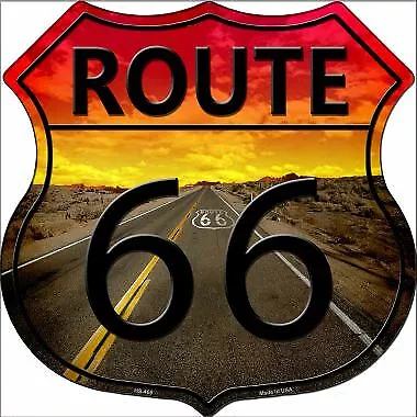 Route 66 Highway Shield Metal Sign HS-466