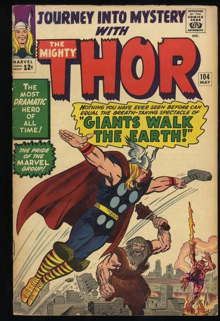 Journey Into Mystery #104 FN- 5.5 Giants Walk the Earth 2nd App Enchantress!