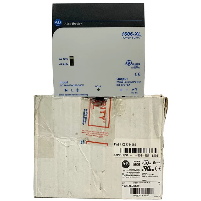Allen Bradley 1606-XLDNET8 Alimentatore Dc 24VSHIPS Da USA