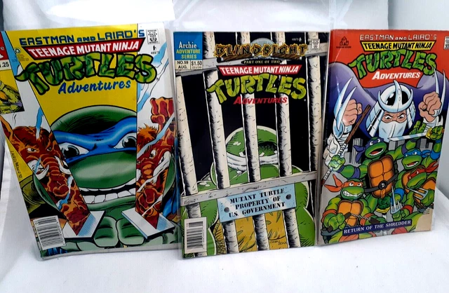 Vtg Teenage Mutant Ninja Turtles Comic Book Lot TMNT Eastman, Lairds, Shredder