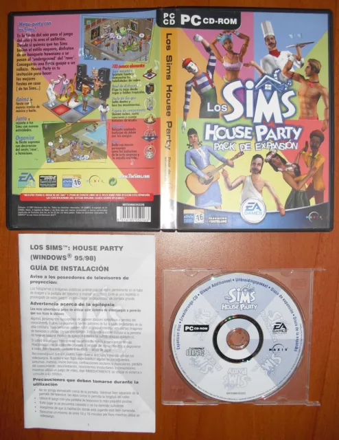 Los Sims House Party (expansión) [PC CD-ROM] EA Maxis Versión Española